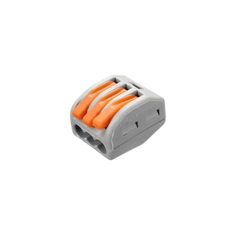 Ligador/Conector Rápido JX3 3 Entradas 32A 415V - iLed7.com