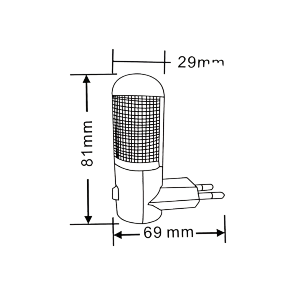 Luz de Presença LED 1W Y-1006 6000K - iLed7.com