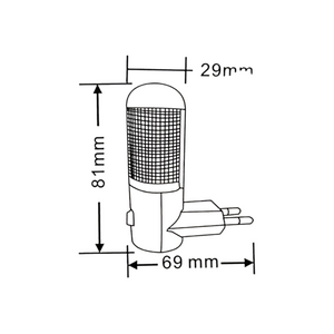 Luz de Presença LED 1W Y-1006 6000K - iLed7.com