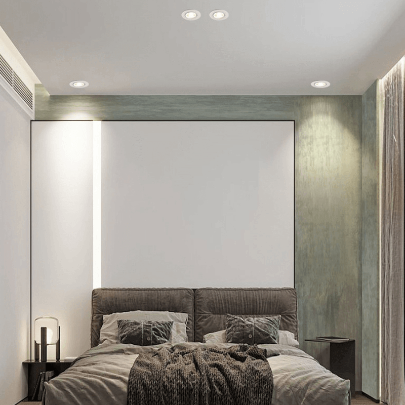 Aro Oval downlight p/ Lâmpadas GU10 c/ Inclinação - iLed7.com