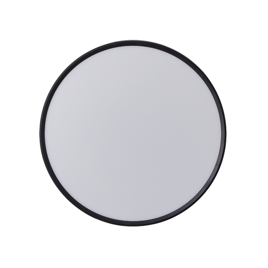 Plafon Slim Preto 30W 3000LM CCT Ø400mm IP44 LED7