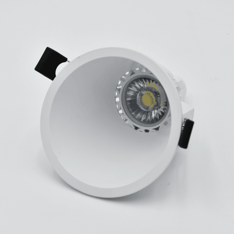 Aro Oval downlight p/ Lâmpadas GU10 c/ Inclinação - iLed7.com