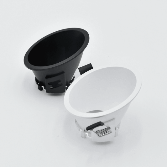 Aro Oval downlight p/ Lâmpadas GU10 c/ Inclinação - iLed7.com