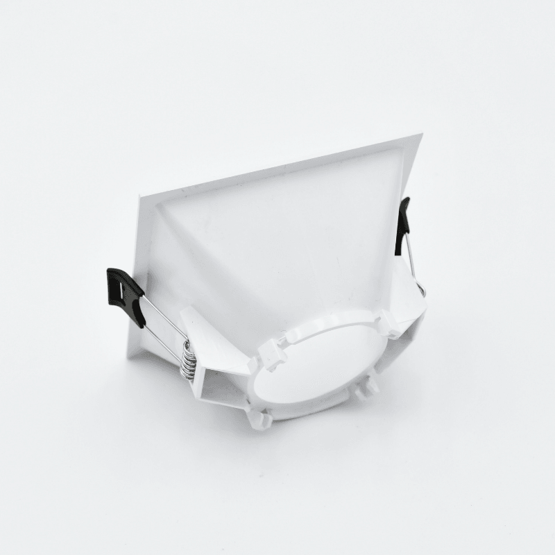 Aro Quadrado Downlight p/ Lâmpadas GU10 - iLed7.com