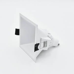 Aro Quadrado Downlight p/ Lâmpadas GU10 c/ Inclinação - iLed7.com