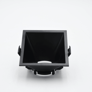 Aro Quadrado Downlight p/ Lâmpadas GU10 c/ Inclinação - iLed7.com
