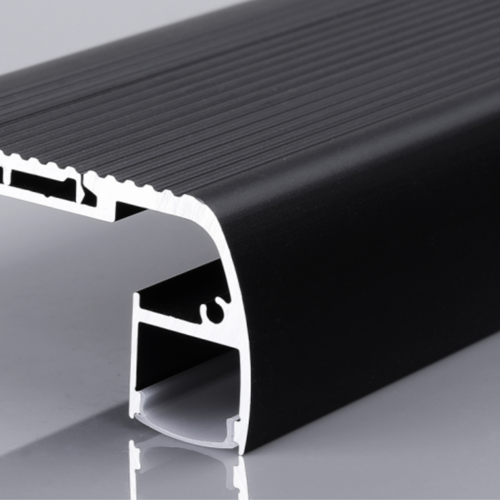 Perfil de Alumínio Inclinação c/ Tampa 6428 2Metros p/ Fita LED - iLed7.com