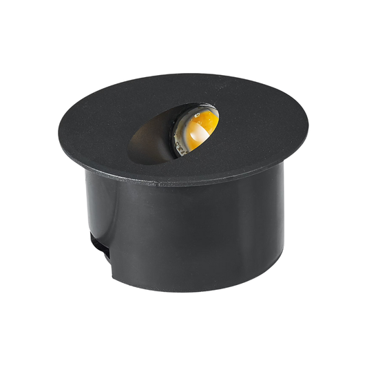 Balizador Redondo P/ Parede 3W 3000K 300LM Luz Inclinada Ø82mm*H50mm IP65 LED7