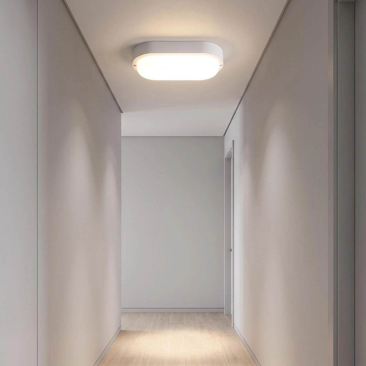 Aplique LED Oval 8W Branco 4000K 800LM IP44 178*85*55mm LED7