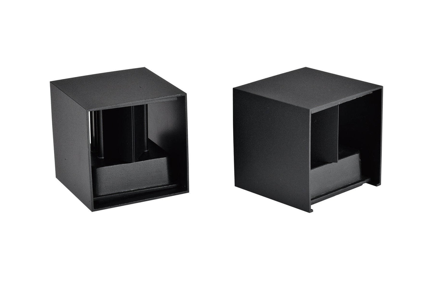 Aplique de Parede LED Cubo Cinza 6W 4000K 600lm IP54 - iLed7.com