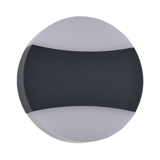 Aplique LED 9508 10W 1000LM 4000K Ø160mm*H35mm Cinza IP54 LED7