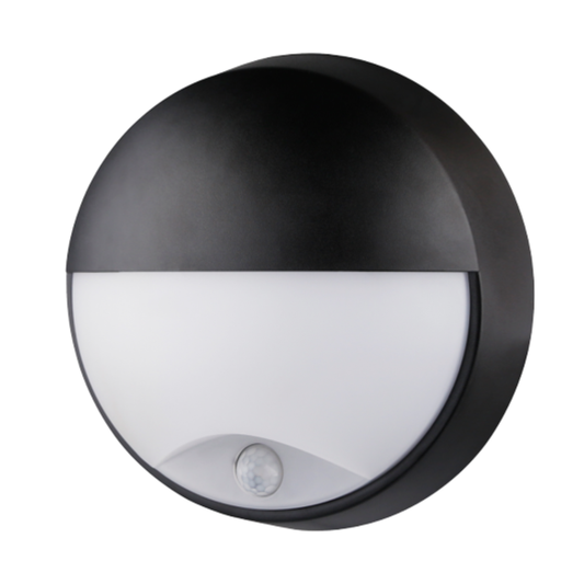 Aplique LED Redondo C/ Sensor 14W 650LM 4000K "Meia Lua" IP54 LED7