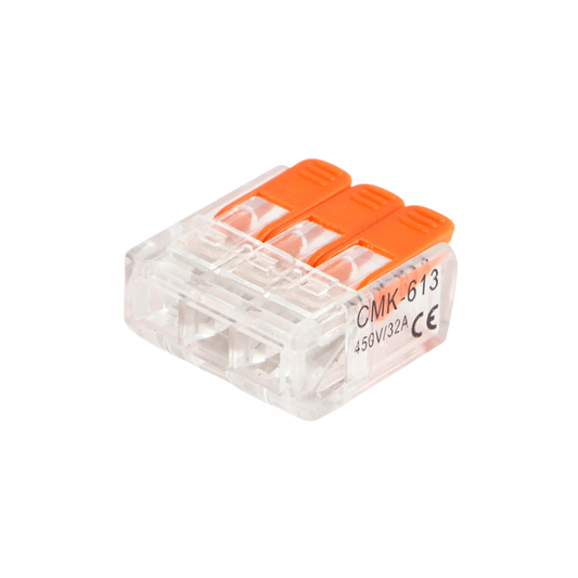 Ligador Rápido 3 Ligações para Cabos Elétricos IP20 LED7