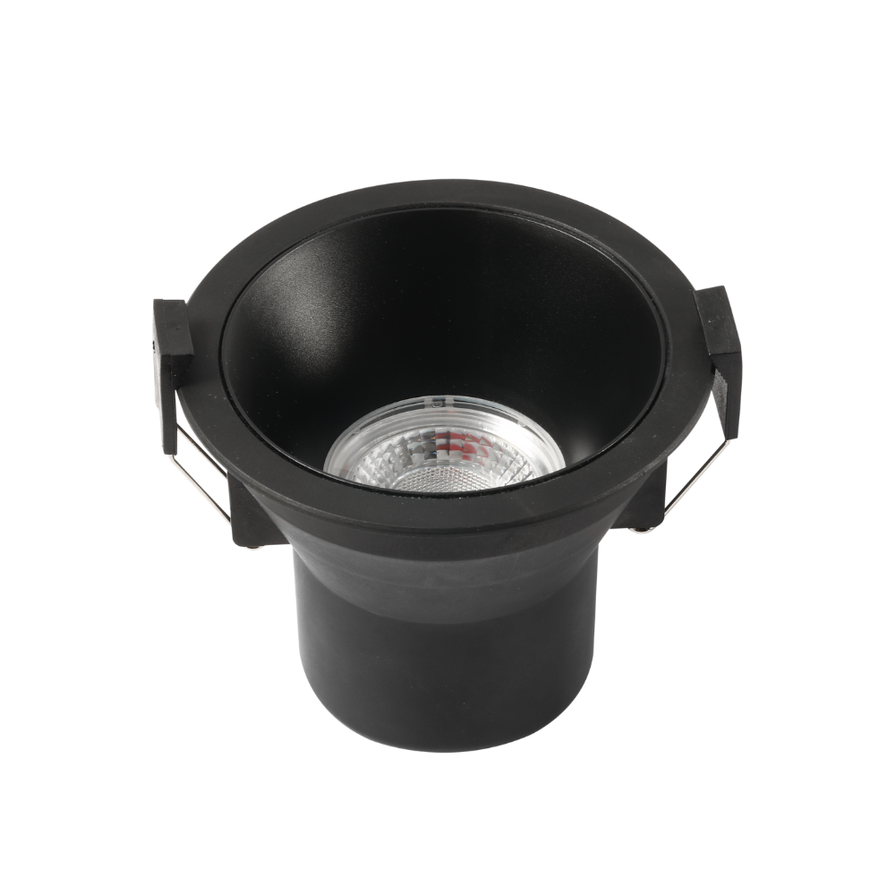 DOWNLIGHT REDONDO CCT 8W PRETO IP44 640LM Ø103mm*H85mm LED7