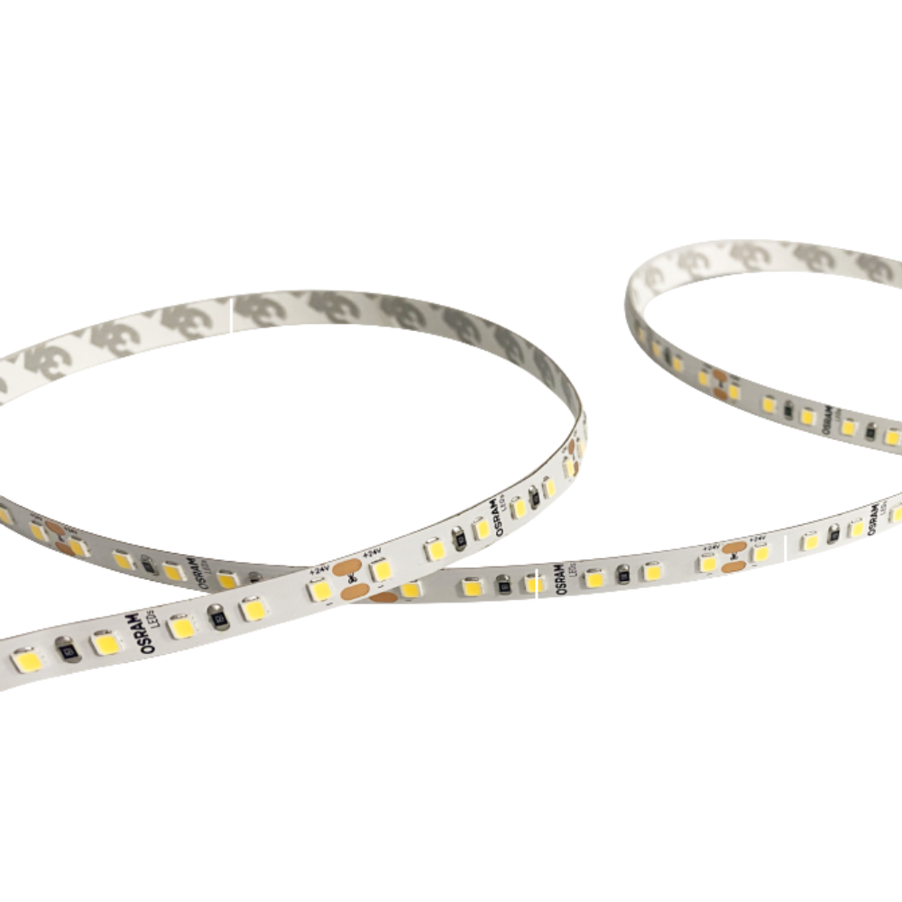 Fita LED 24V 10 Metros 2200K/3500K OSRAM 120LEDs/m 12W/m 8mm IP20 LED7