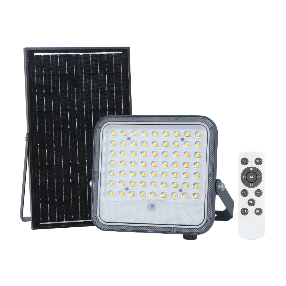 Projetor Solar Fl1 CCT C/ Sensor de Movimento 50W/100W IP65
