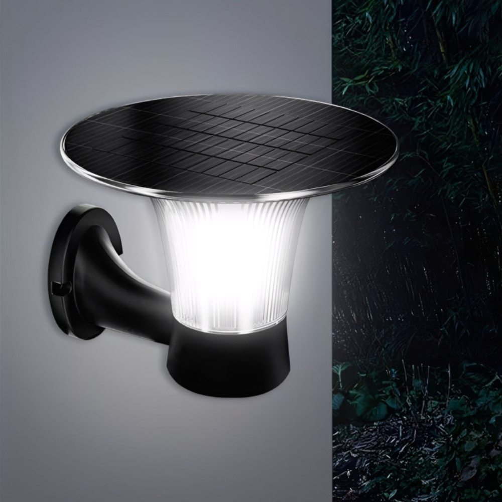 Luminária Solar P/ Muro de Jardim 10W 900LM CCT IP65