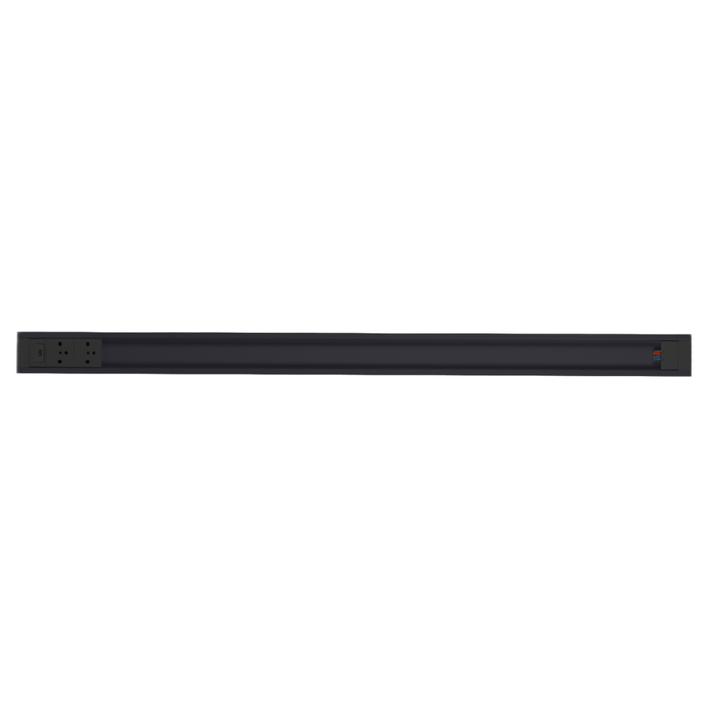 RÉGUA LED PARA ESCRITÓRIO SEM CABO DE SUSP. PRETA 60W 6600LM CCT 1,20M IP20