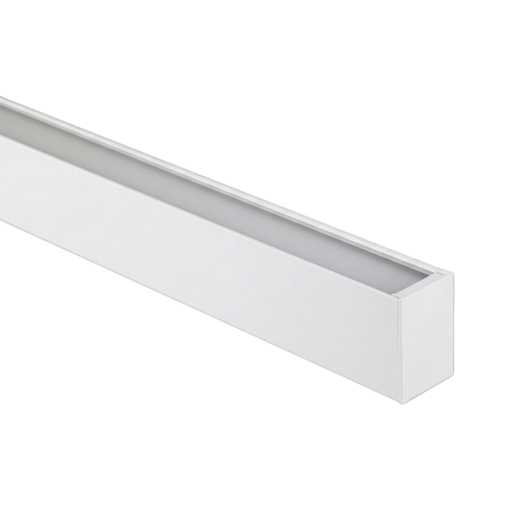 RÉGUA LED PARA ESCRITÓRIO SEM CABO DE SUSP. BRANCA 48W 4800LM CCT 1,20M IP20