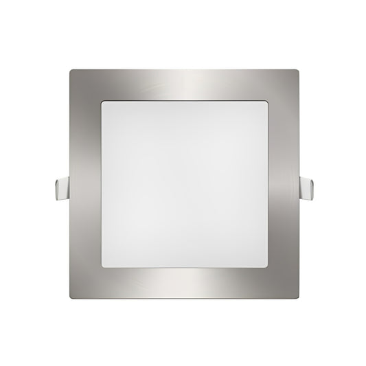 Painel LED Quadrado Aro Inox 12W Encastrar 950LM 4000K IP20 LED7