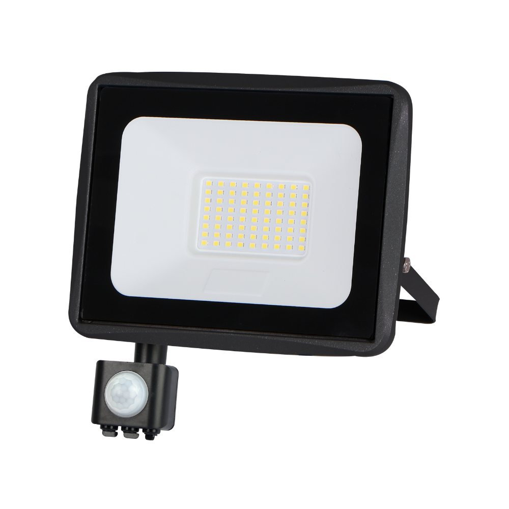 Projetor Exterior FL7 Preto c/ Sensor 30W 2700lm IP65 LED7