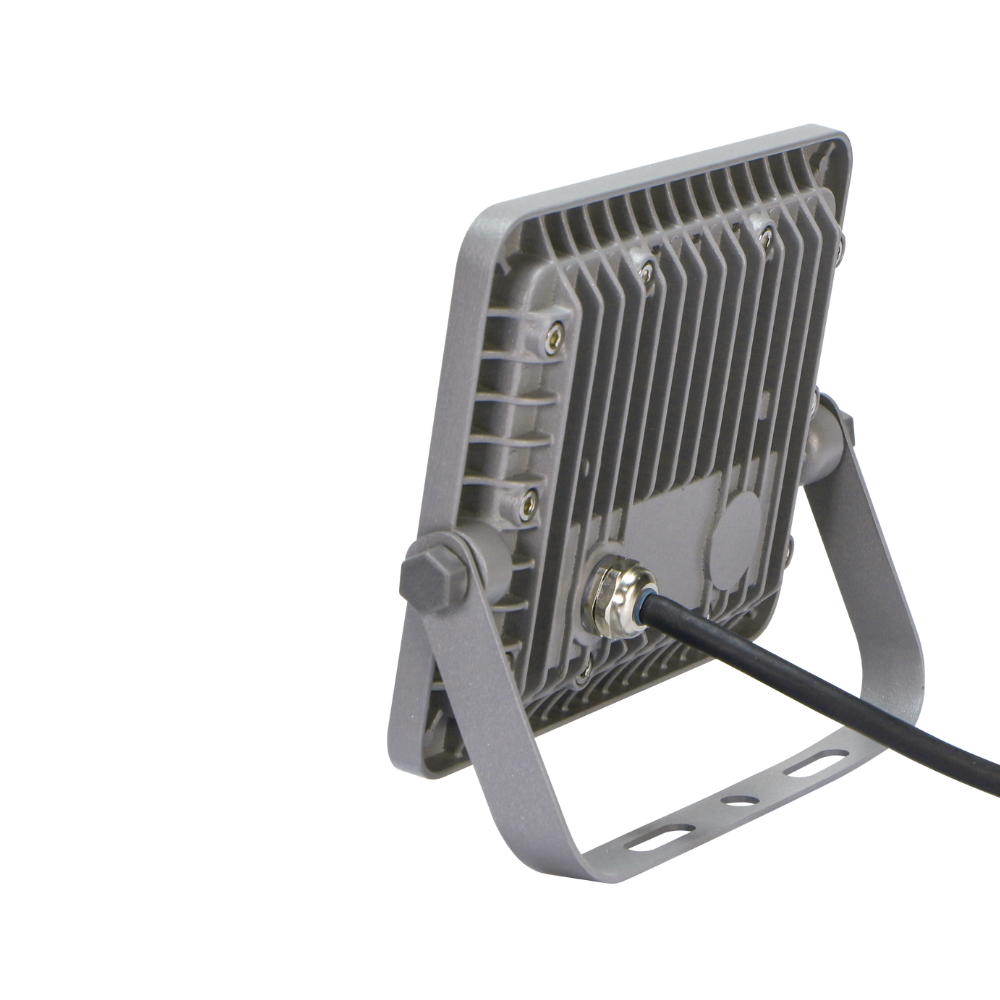 PROJETOR LED EXTERIOR FL9 CINZA 50W 4500LM IP65 LED7