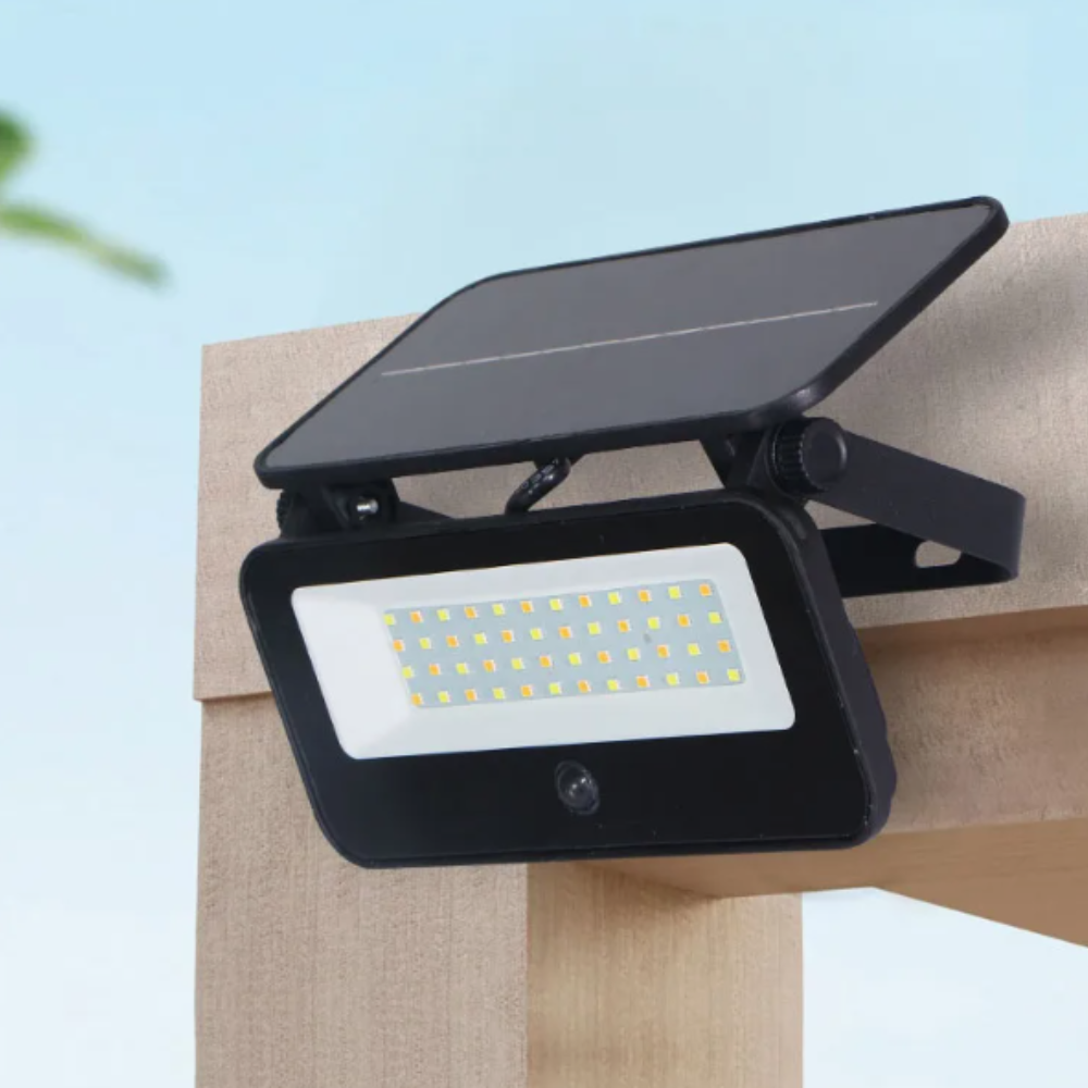 Projetor/Aplique Solar TK13 10W/20W CCT C/ Sensor IP65