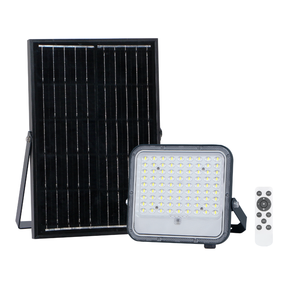 Projetor Solar Fl1 CCT C/ Sensor de Movimento 50W/100W IP65