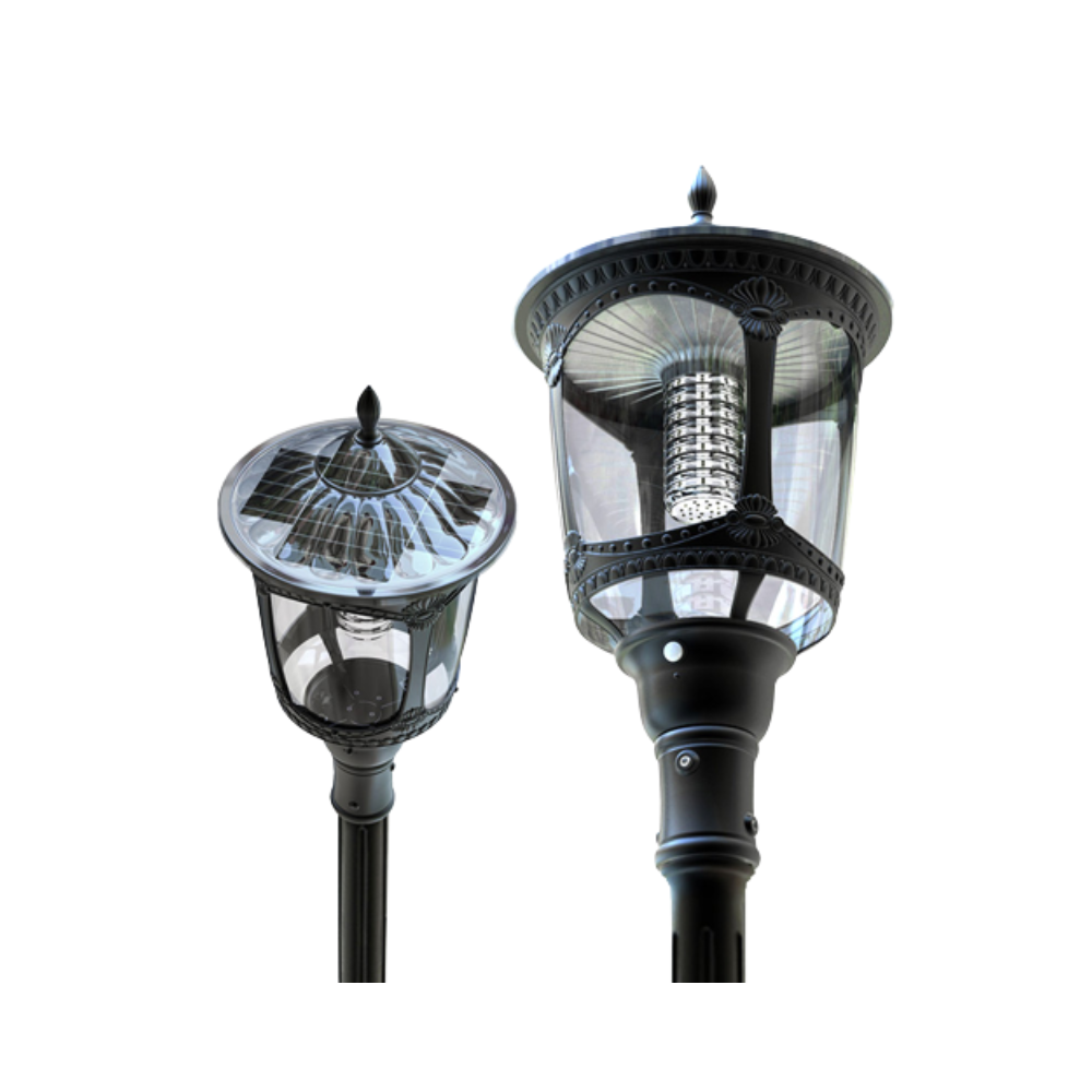 Projetor Solar Público Vintage SLL-10 6000K 30W 3000LM IP65 - iLed7.com