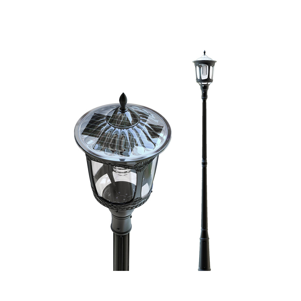 Projetor Solar Público Vintage SLL-10 6000K 30W 3000LM IP65 - iLed7.com