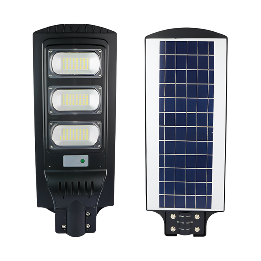 Projetor Solar C/ Suporte 100W 6400K 1700LM C/ SENSOR DE LUMINOSIDADE IP65