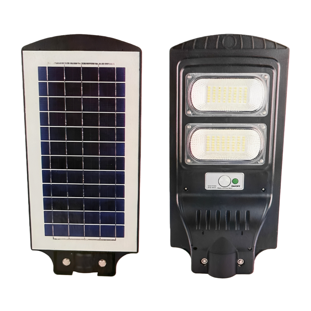 Projetor Solar C/ Suporte 60W 6400K 900LM C/ SENSOR DE LUMINOSIDADE IP65