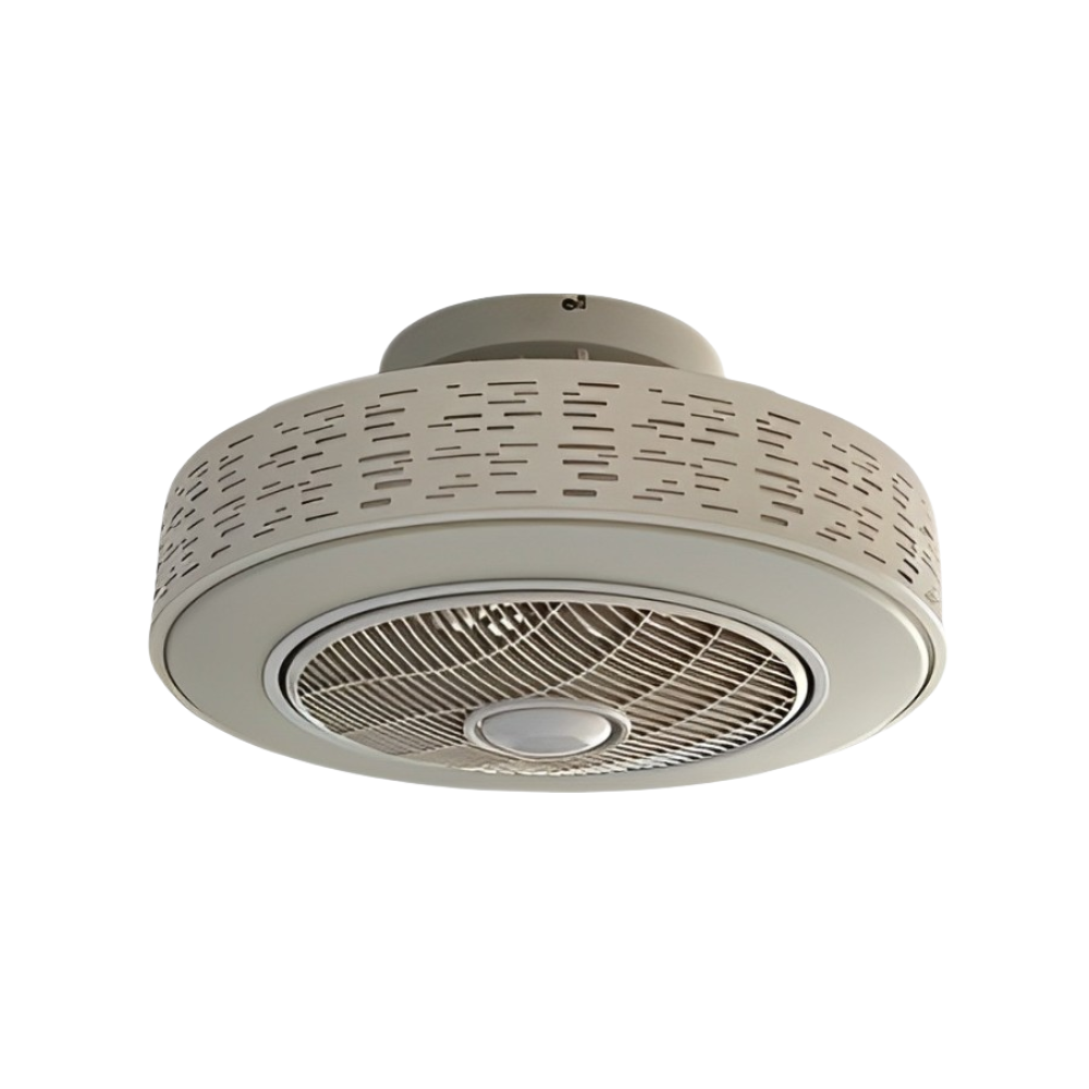 Ventilador LED Redondo 30W CCT C/ Comando Ø500mm IP20