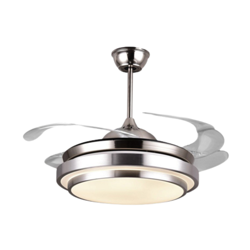 Ventilador LED Redondo 60W CCT C/ Comando Ø480mm IP20