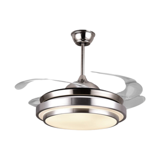 Ventilador LED Redondo 60W CCT C/ Comando Ø480mm IP20