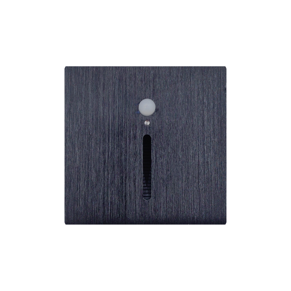 Baliza LED Encastrável Quadrada Para Escada C/ Sensor 3W 3000K 300LM 90mm IP65