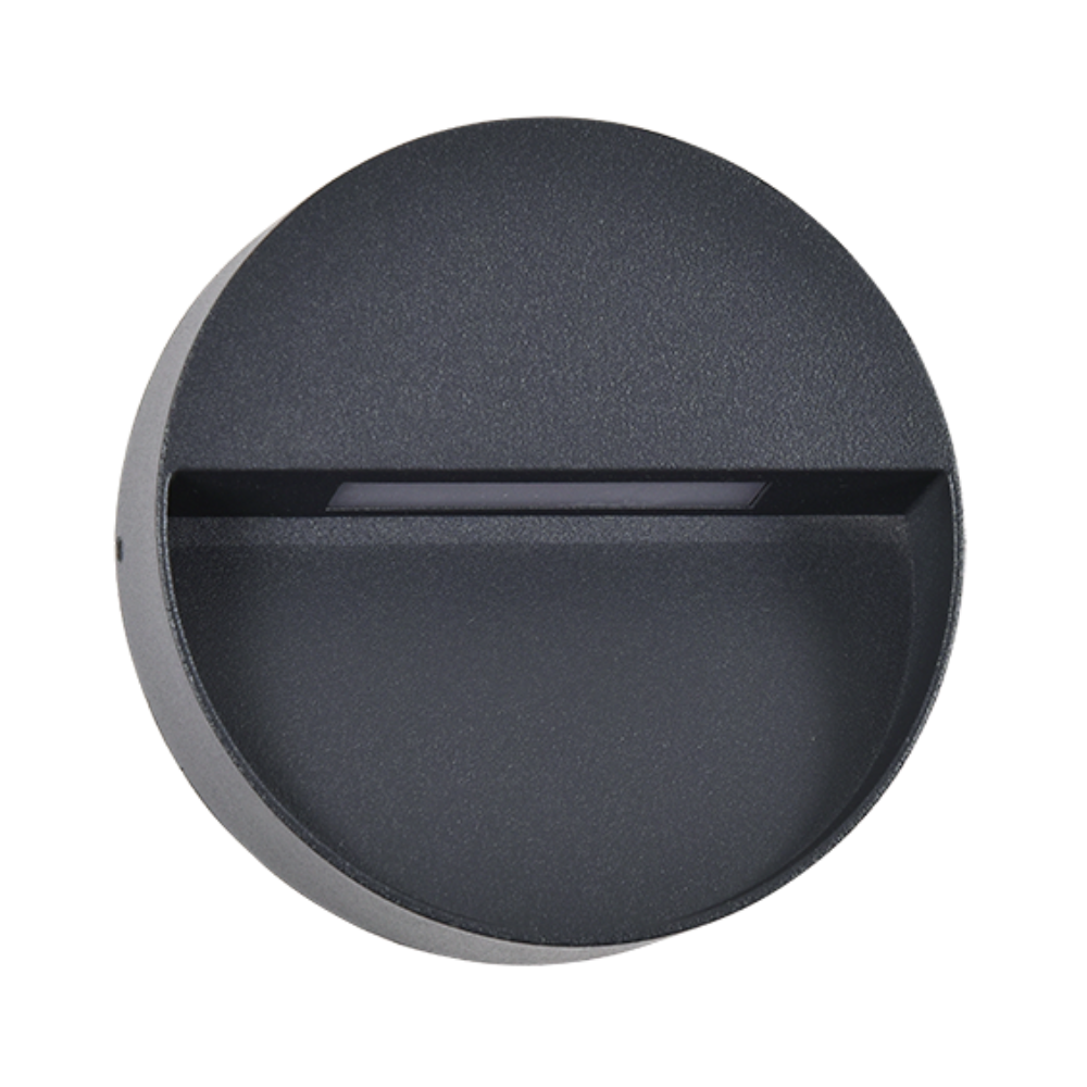 Aplique LED WALRO148 3W 300LM 4000K Ø148mm*H35mm CINZA IP54 LED7