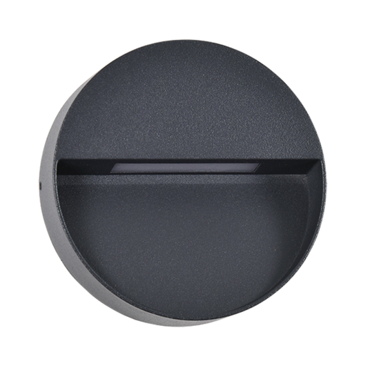 Aplique LED WALRO148 3W 300LM 4000K Ø148mm*H35mm CINZA IP54 LED7