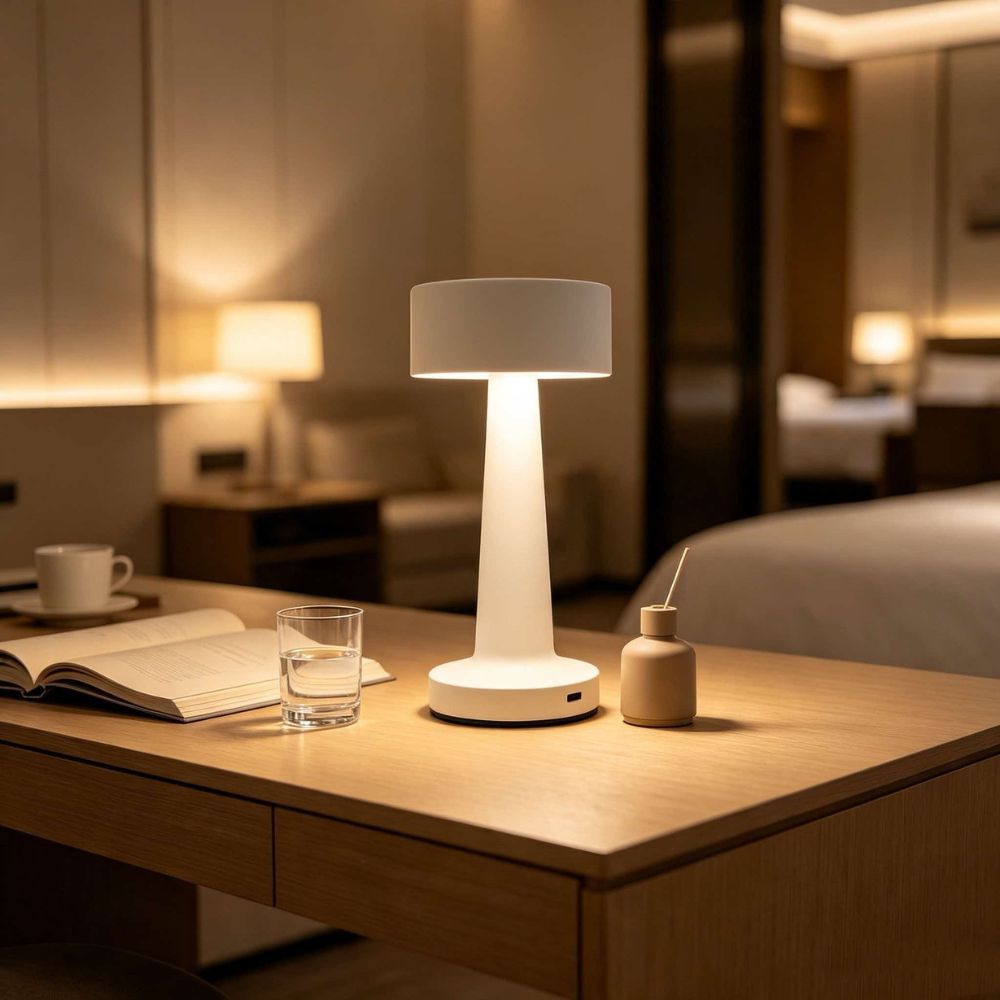 Mini Candeeiro LED de Mesa 2W Branco CCT Recarregável LED7