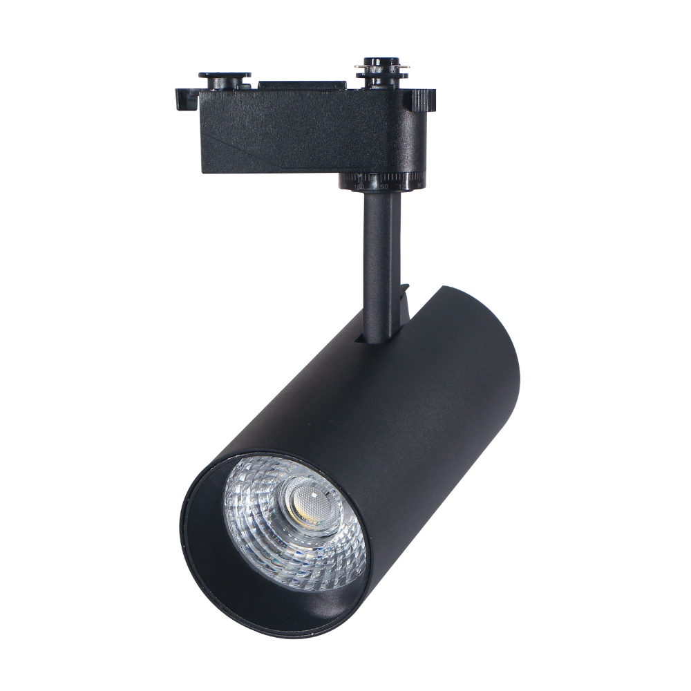 Projetor de Calha LED Monofásico 30W Preto 3000LM